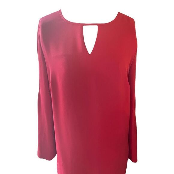 Ann Taylor | Pleated Bell Sleeve A-Line Dress - Picture 2 of 9